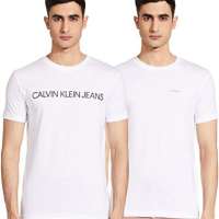 Calvin Klein Jeans Men’s 2 Pack Tee Institutional Logo T-Shirt