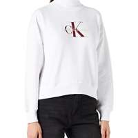 Calvin Klein Jeans Women’s MID Scale Monogram ROLL Neck Sweater