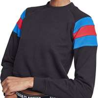 Urban Classics Women’s Ladies Sleeve Stripe Crew Sweatshirt