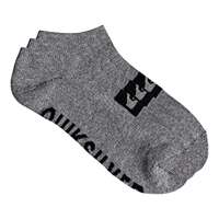 Quiksilver Ankle Socks 3 PACK Men Grey One Size