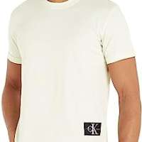 Calvin Klein Jeans Men Short-Sleeve T-Shirt Badge Turn Up Crew Neck