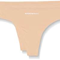 Emporio Armani Women’s Basic Bonding Microfiber 2-Pack Thong Underwear