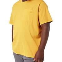 Levi’s Men’s Ss Pocket Tee Relaxed Fit T-Shirt Pocket Nugget Gold Gold M –