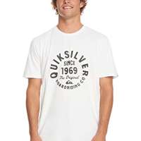 QUIKSILVER Circled Script – T-Shirt for Men Bianco