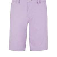 BOSS Mens S Liem2 Slim-fit Shorts in an Cotton Blend Purple