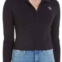 Calvin Klein Jeans Women’s Polo Collar Milano Regular TOP J20J222556 Other Knit