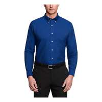 Van Heusen Men’s Dress Shirt Regular Fit Oxford Solid Buttondown Collar