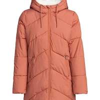 Roxy Better Weather – Longline Hooded Puffer Jacket for Women
